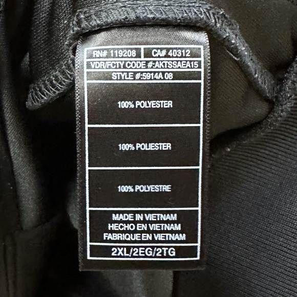 Adidas Portland Trailblazers NBA Shoot Around Warm Up Full Zip Crew Neck XXL - Picture 9 of 9